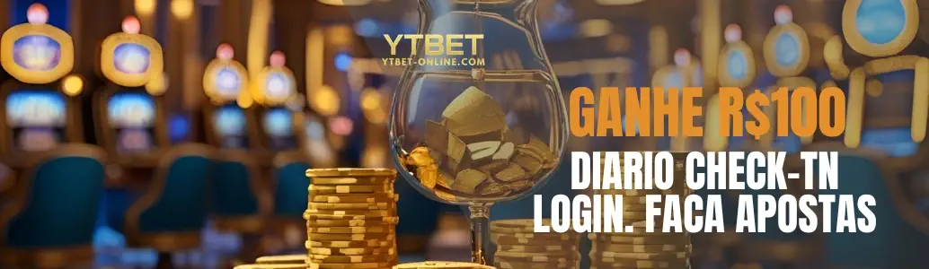 Banner de promoção de bônus de boas-vindas YTBET cassino.