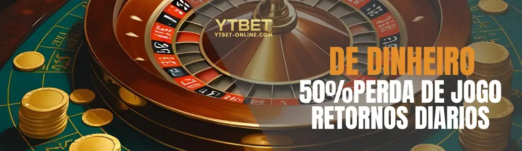 Banner de promoção de bônus de boas-vindas YTBET cassino.